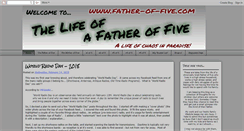 Desktop Screenshot of father-of-five.com
