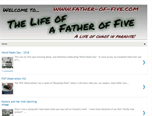Tablet Screenshot of father-of-five.com